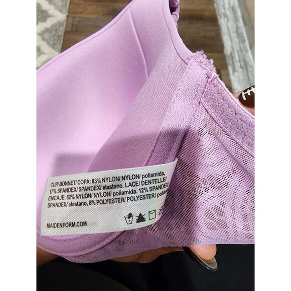NWT Maidenform One Fabulous Fit Full Coverage Lace Racerback Bra 07112 Size 36C - Picture 8 of 8